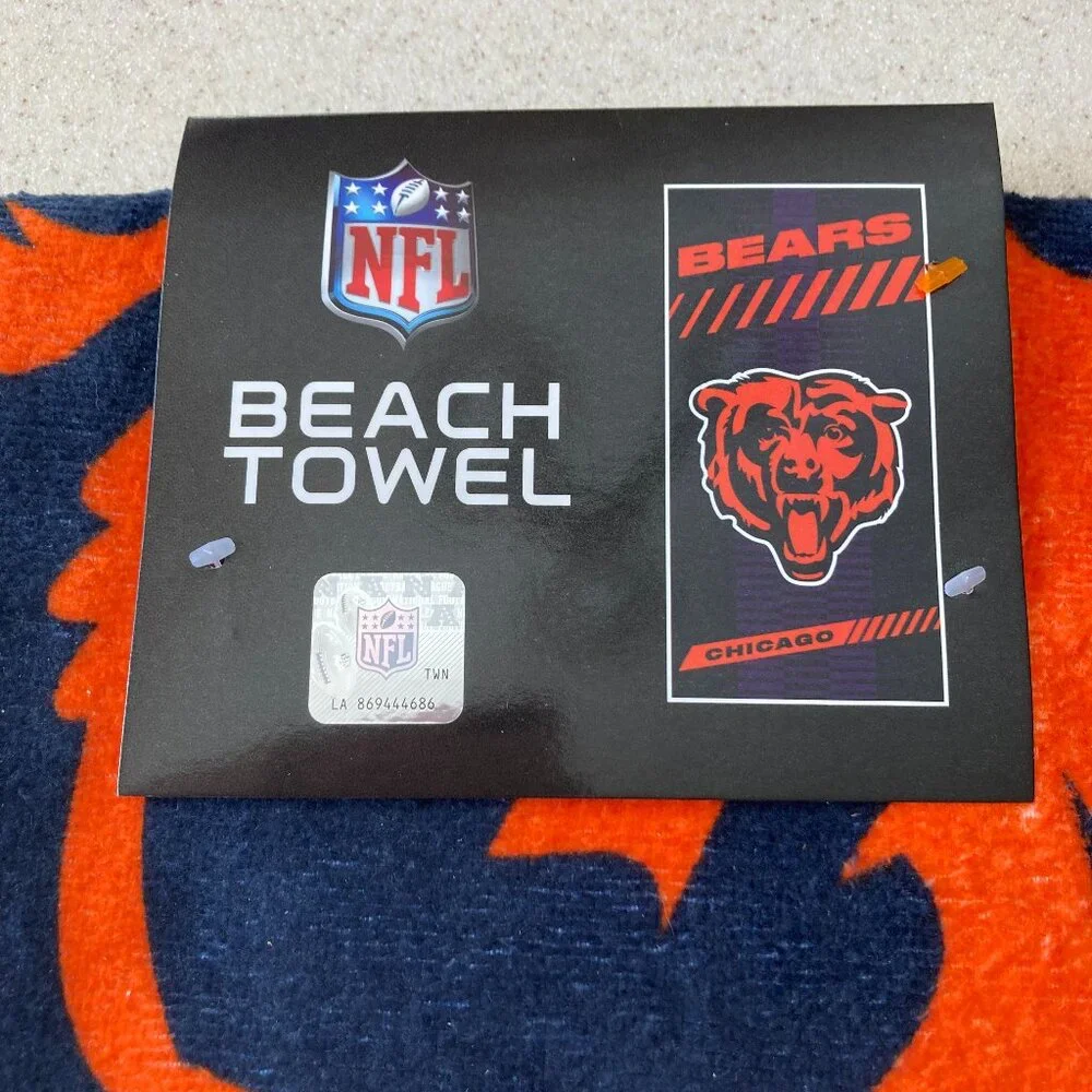 Chicago Bears NFL Beach Towel New 60